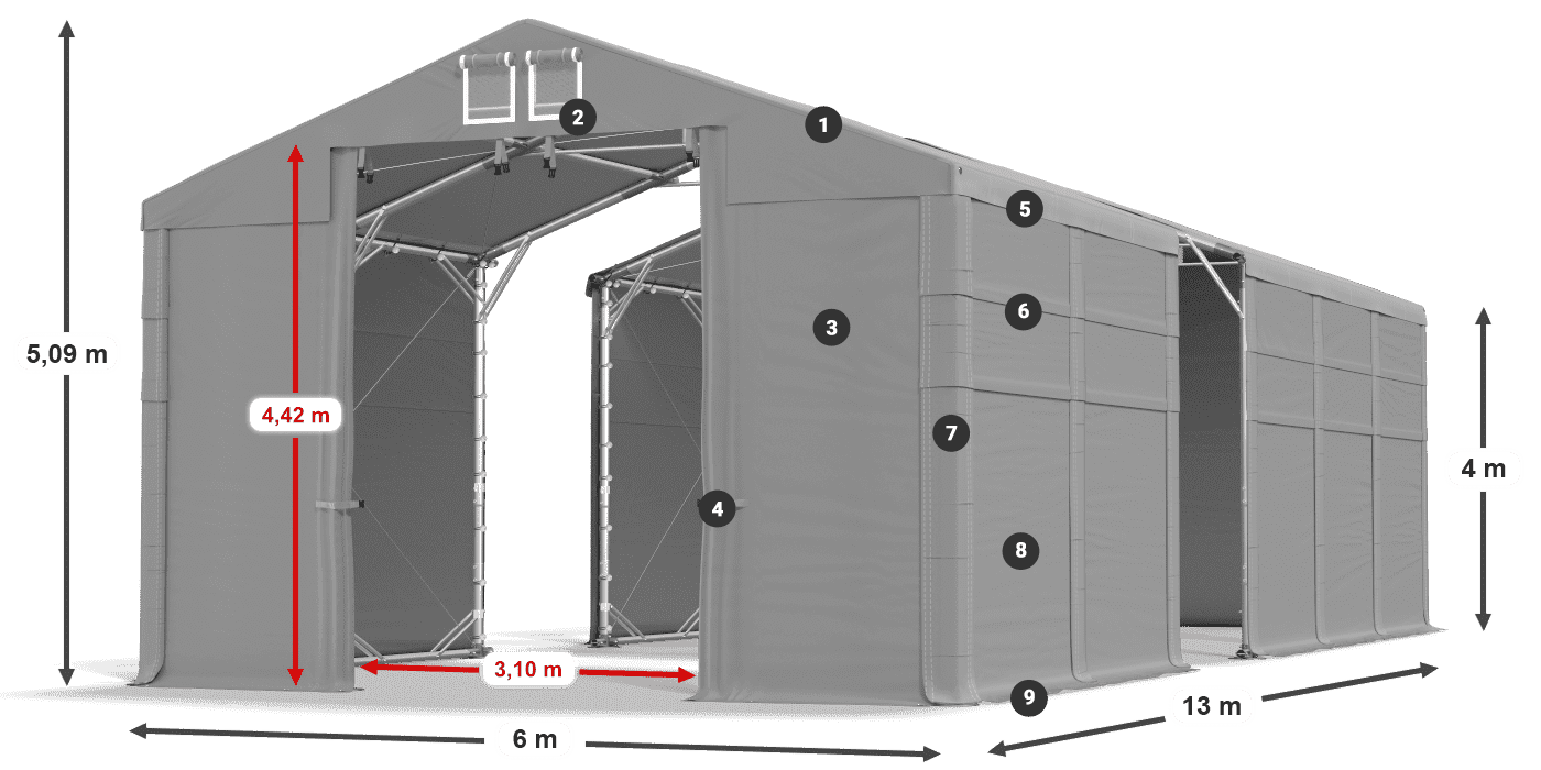 MFR 620 PVC leggenda 4m