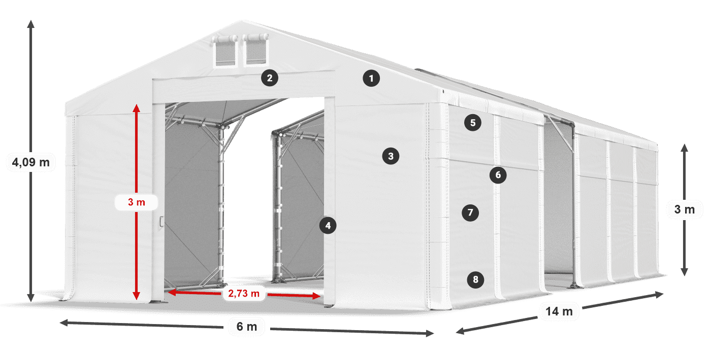 MFR 620 PVC leggenda 3m