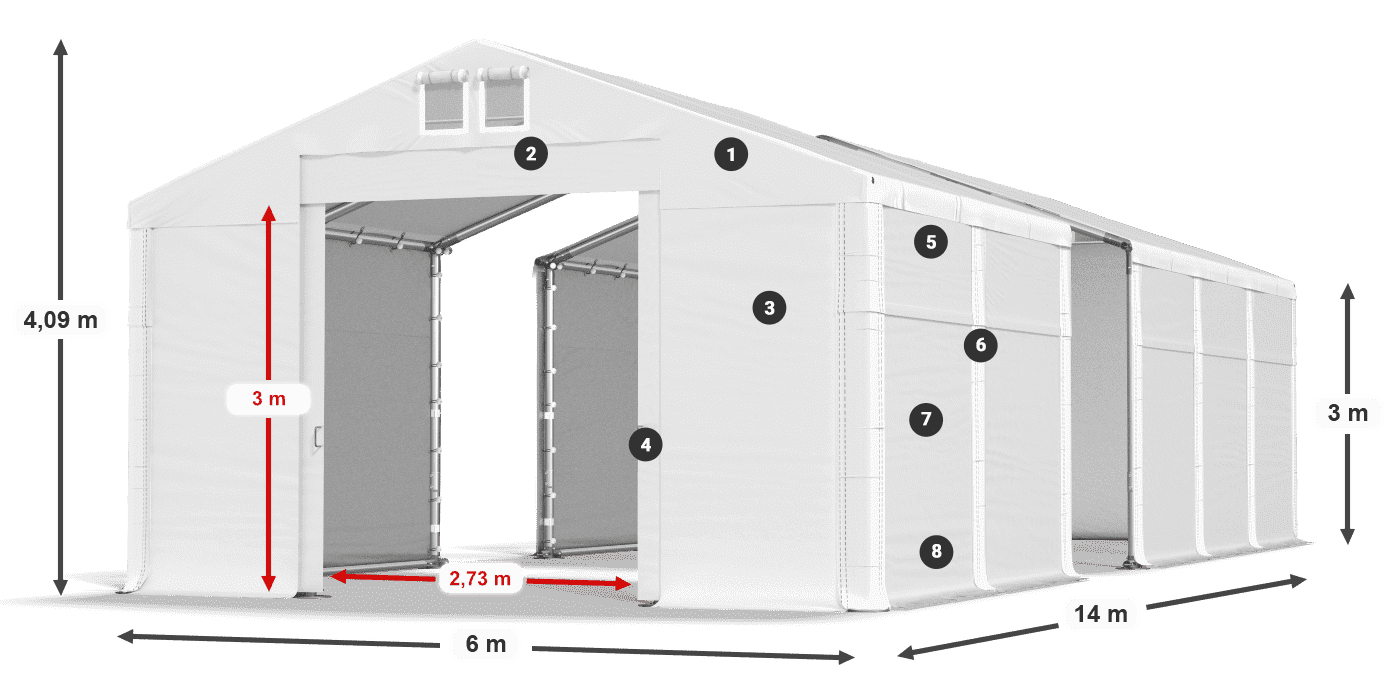 MFR 620 PVC leggenda 3m