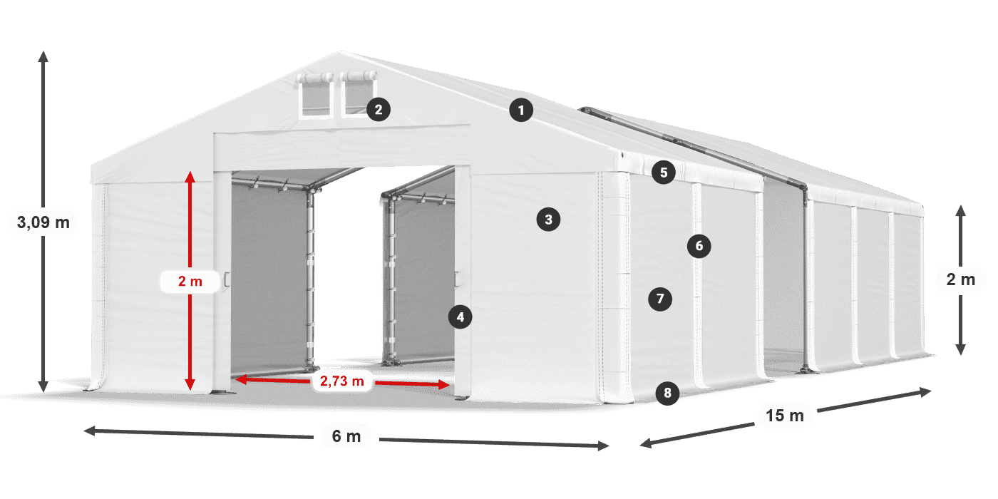 MFR 620 PVC leggenda 2m