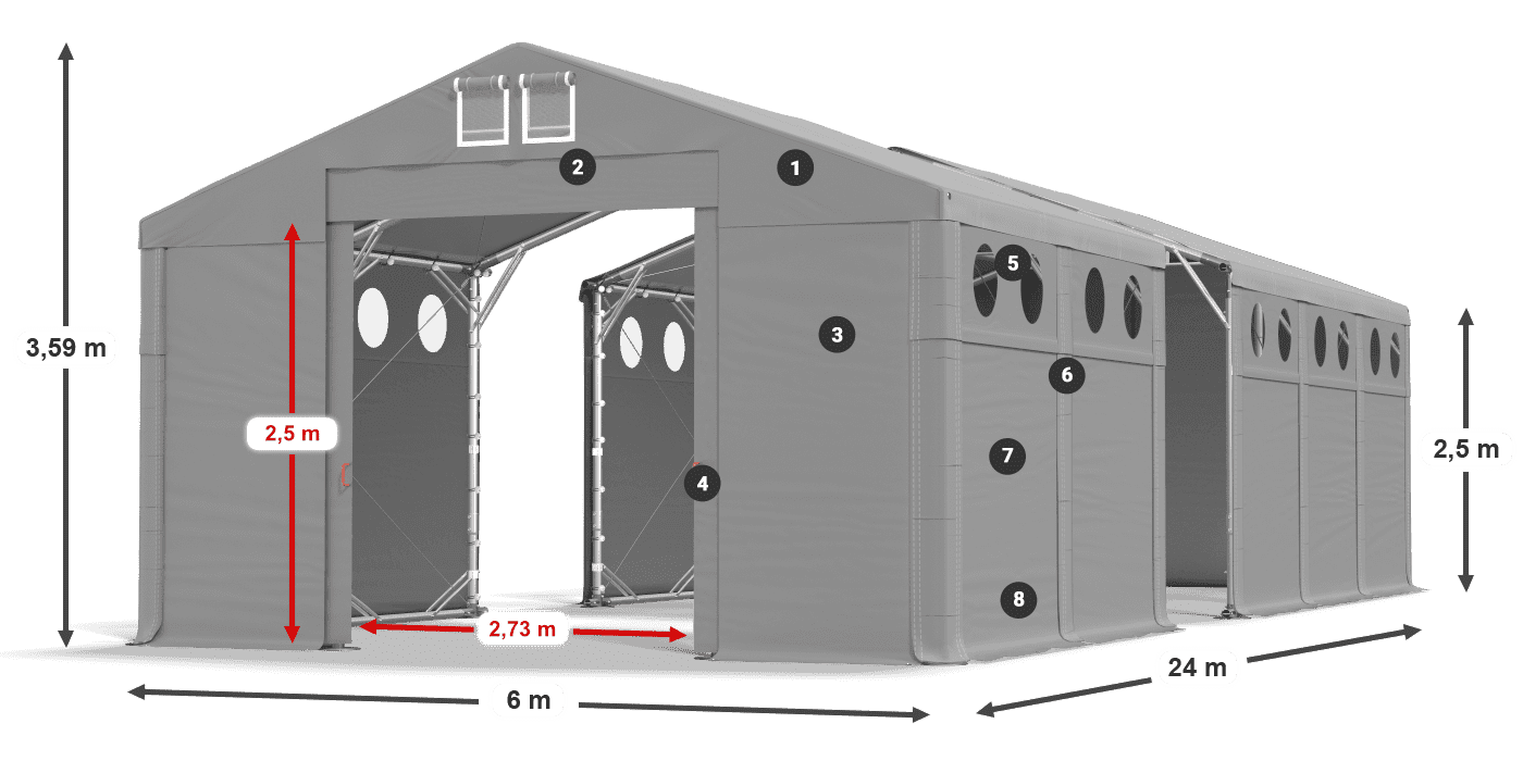 MFRO 620 PVC leggenda 2,5m