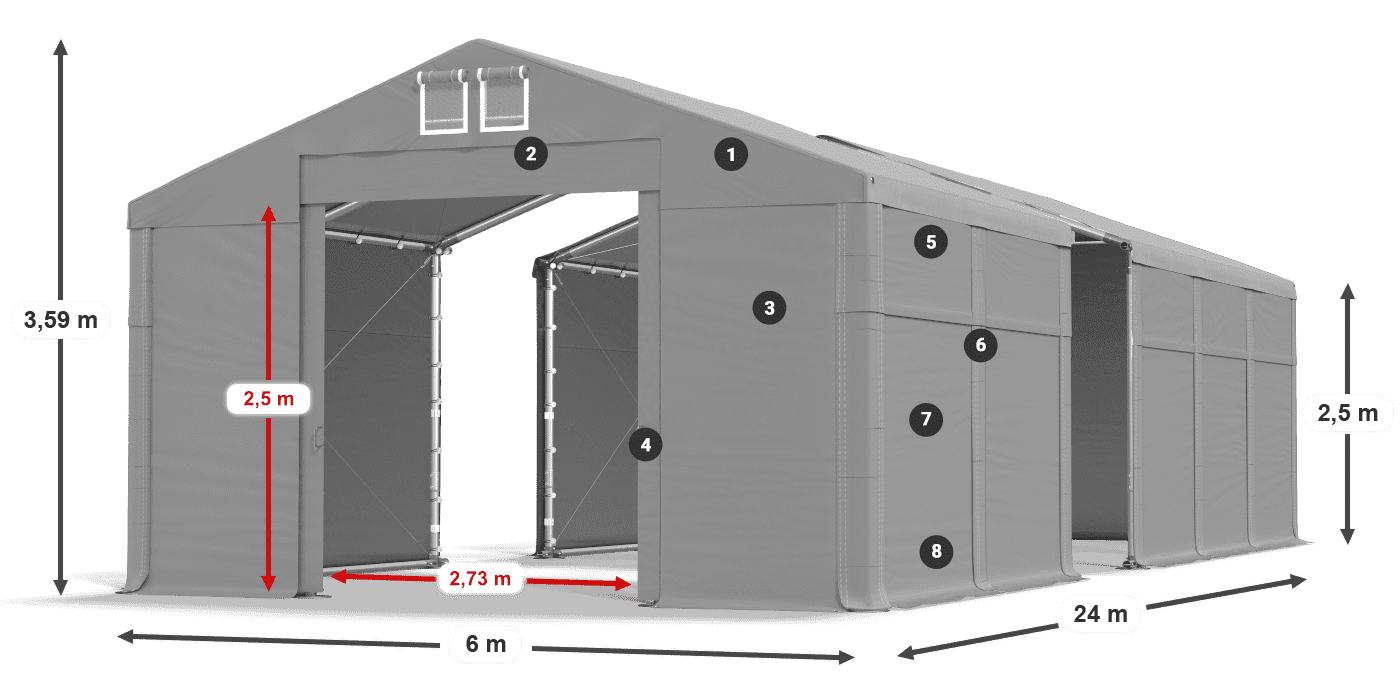 MFR 620 PVC leggenda 2.5m