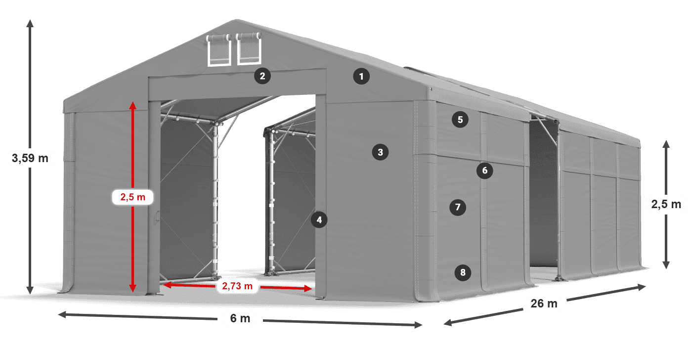 MFR 620 PVC leggenda 2.5m