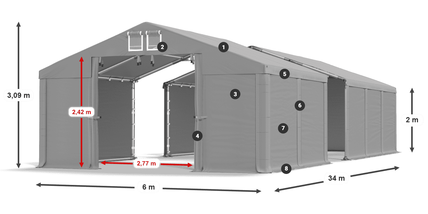 MFR 620 PVC leggenda 2m