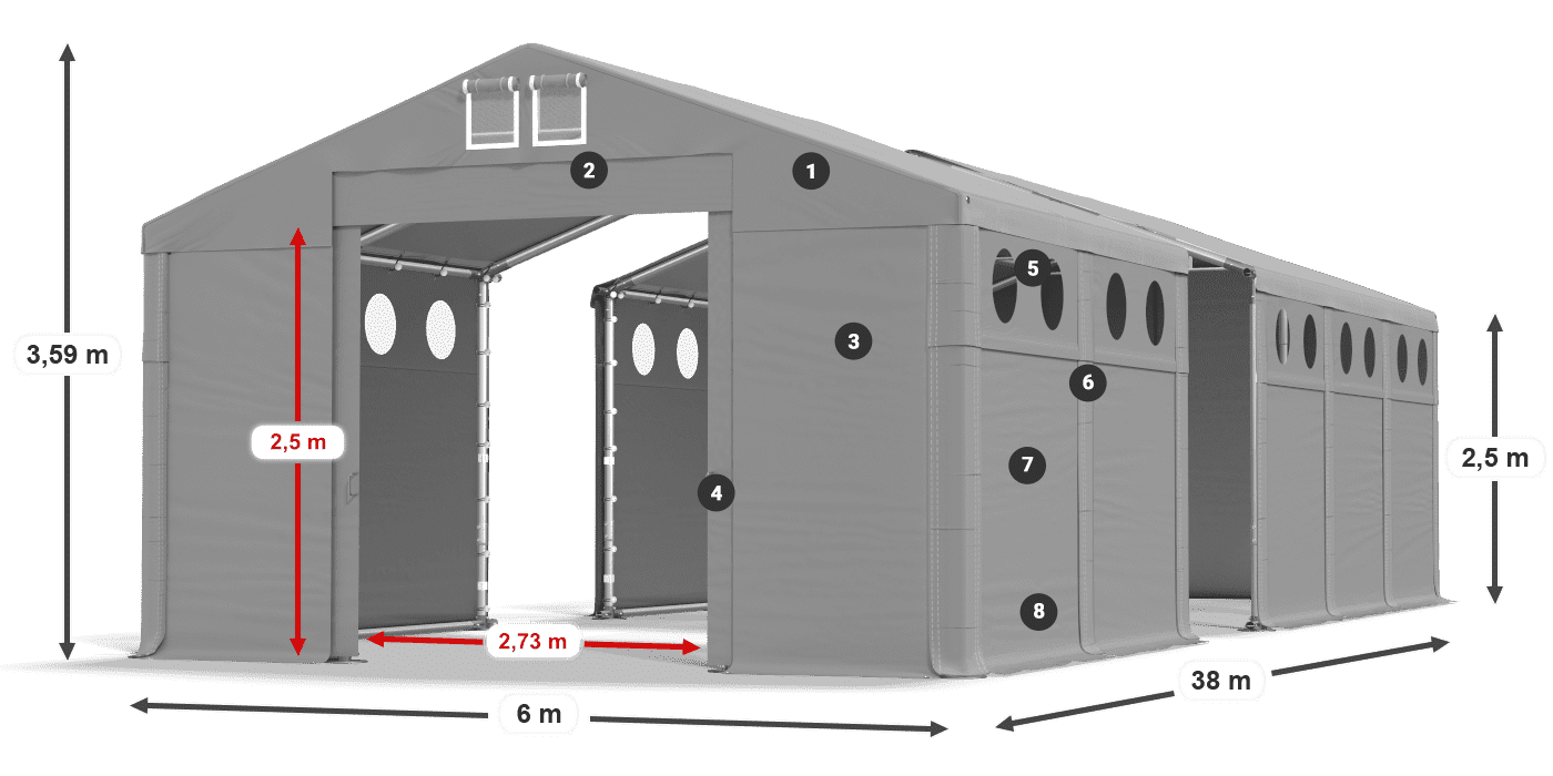 MFRO 620 PVC leggenda 2.5m