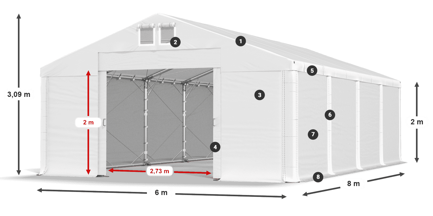 MFR 620 PVC leggenda 2m