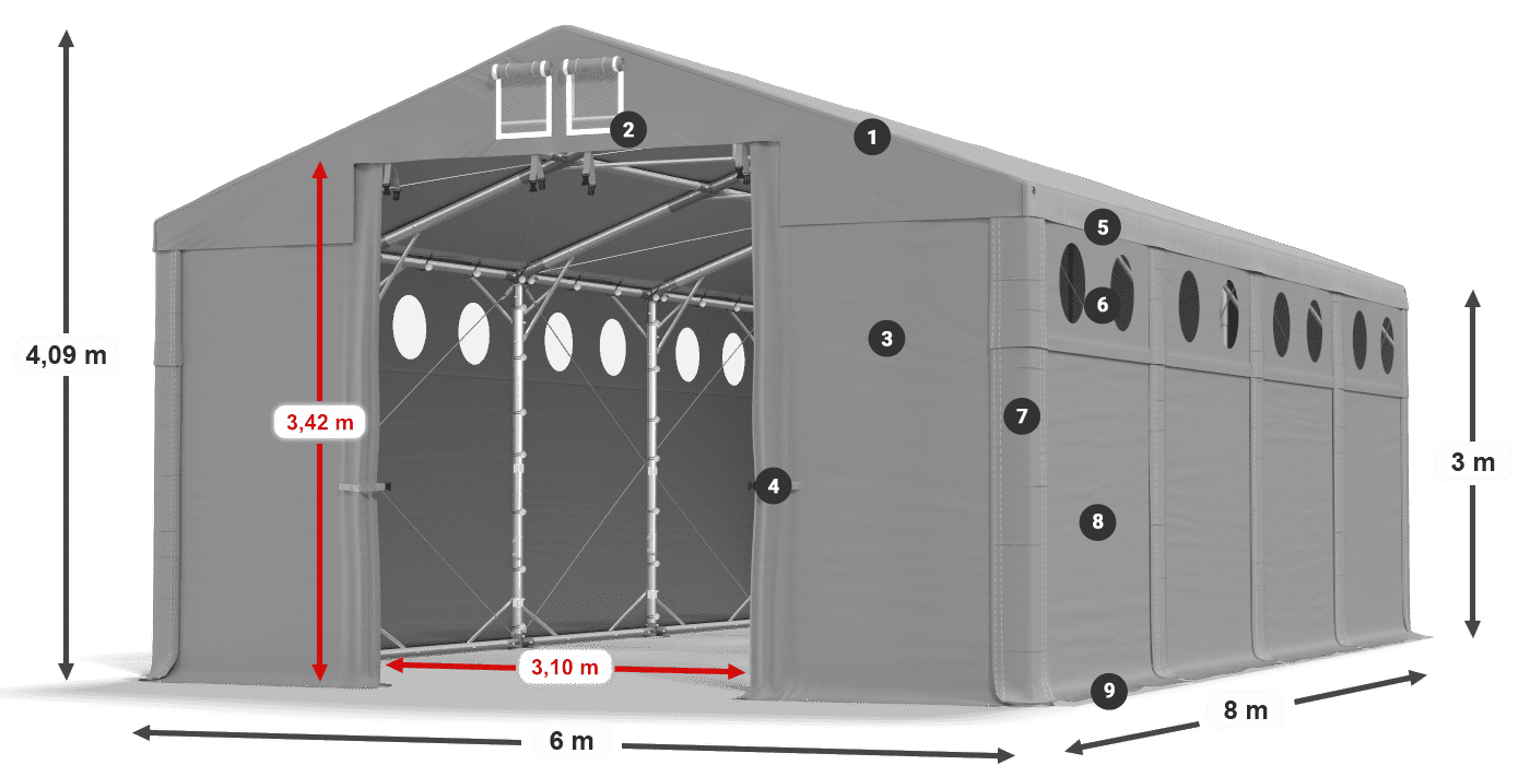 MMSO 580 PVC leggenda 3m