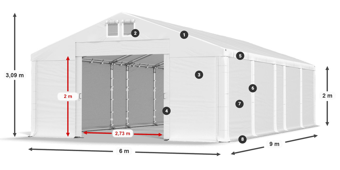 MFR 620 PVC leggenda 2m