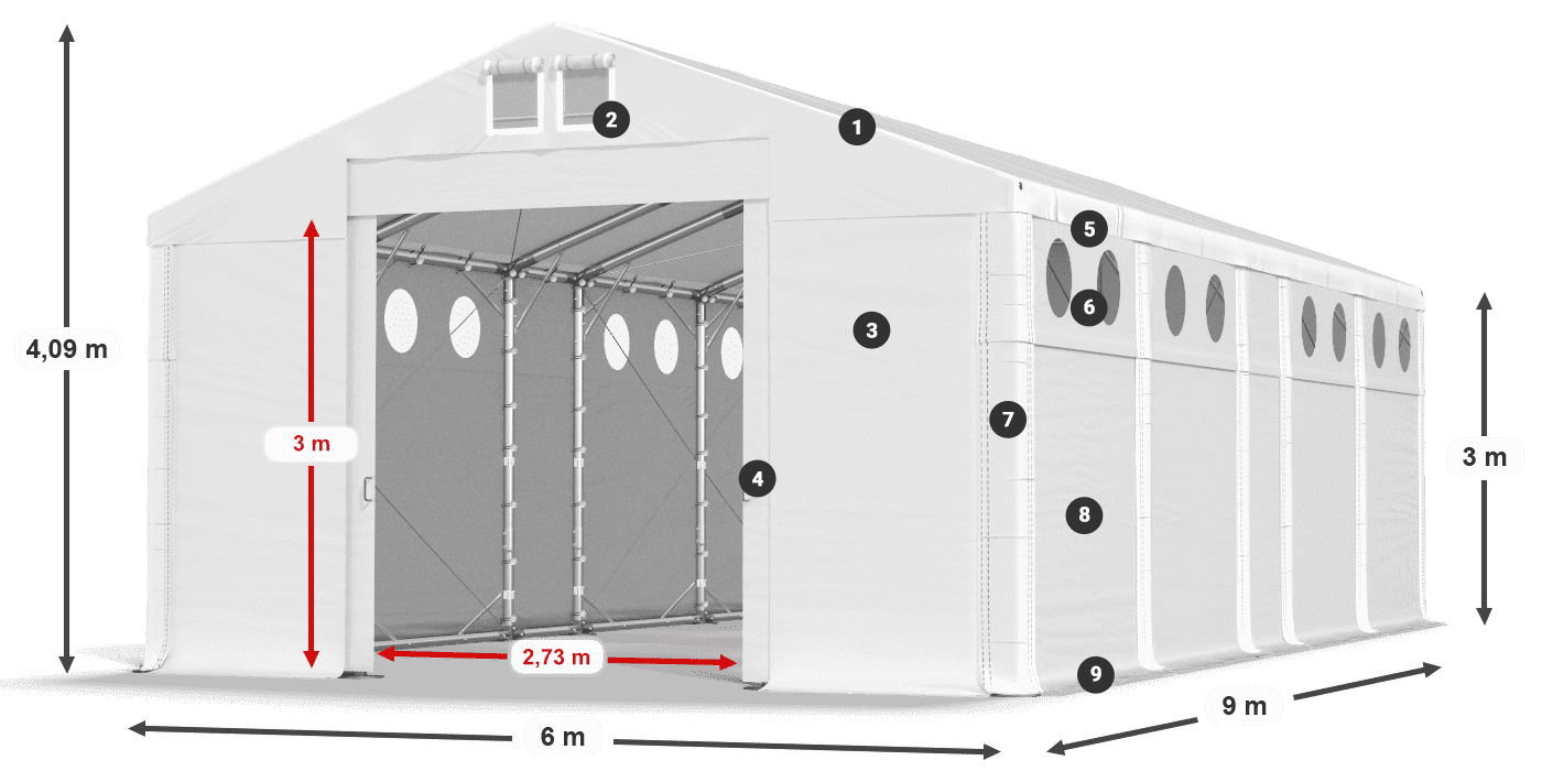 MFRO 620 PVC leggenda 3m