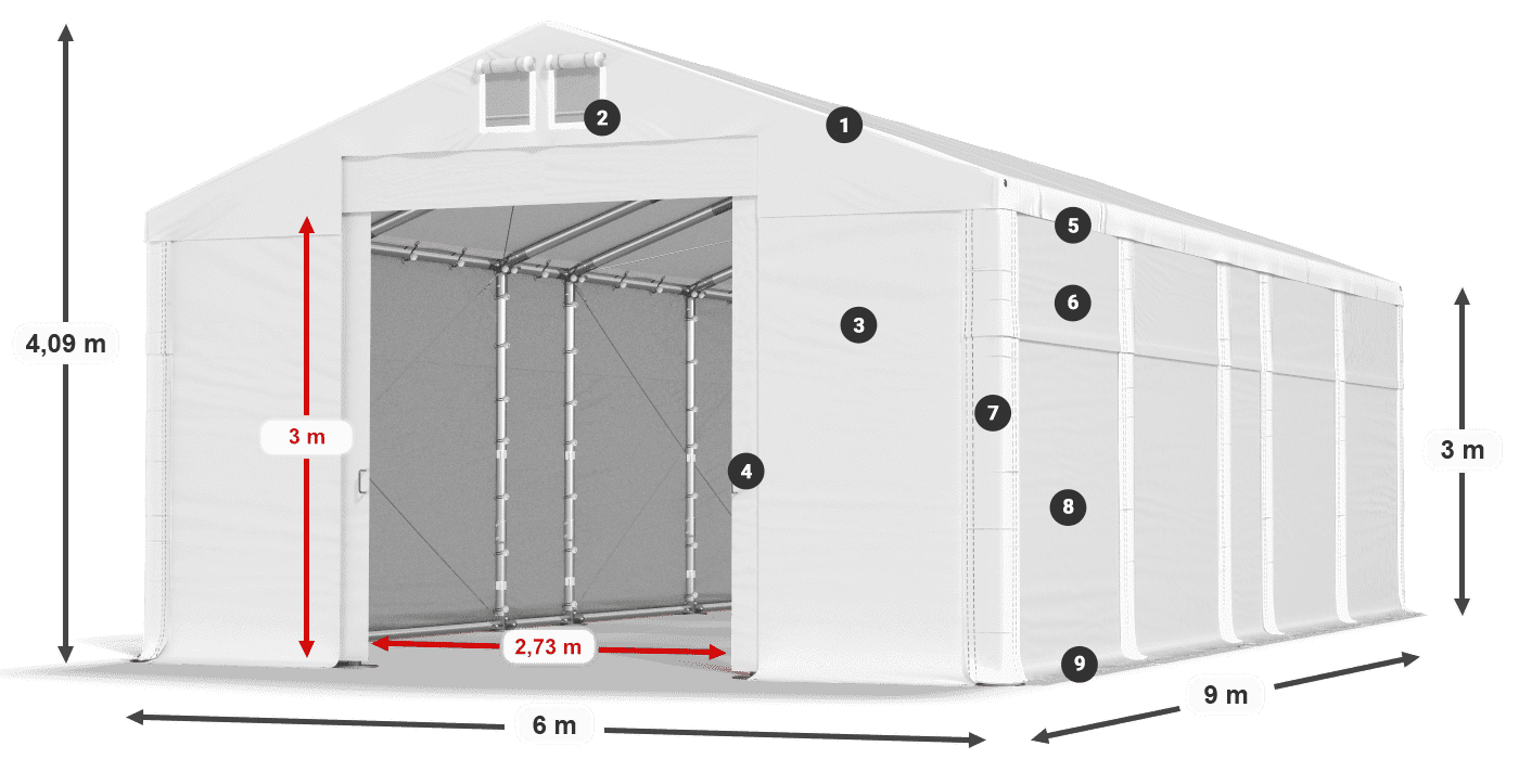 MFR 620 PVC leggenda 3m