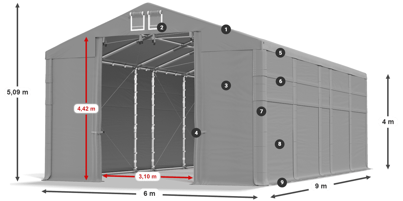 MFR 620 PVC leggenda 4m