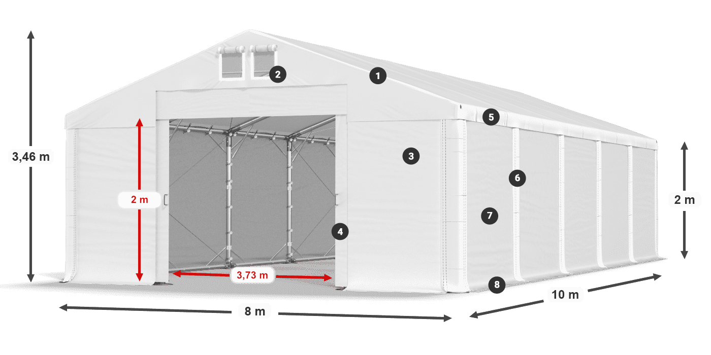 MFR 620 PVC leggenda 2m