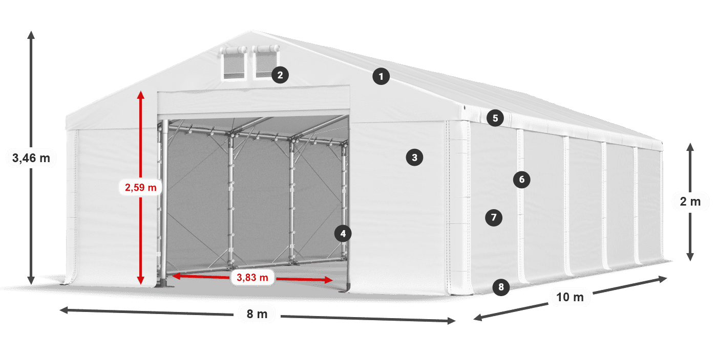 MFR 620 PVC leggenda 2m