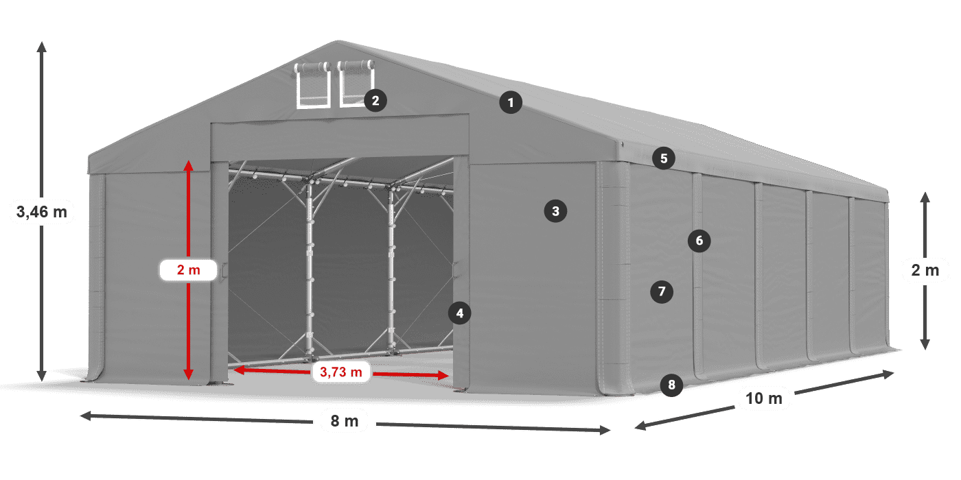 MFR 620 PVC leggenda 2m