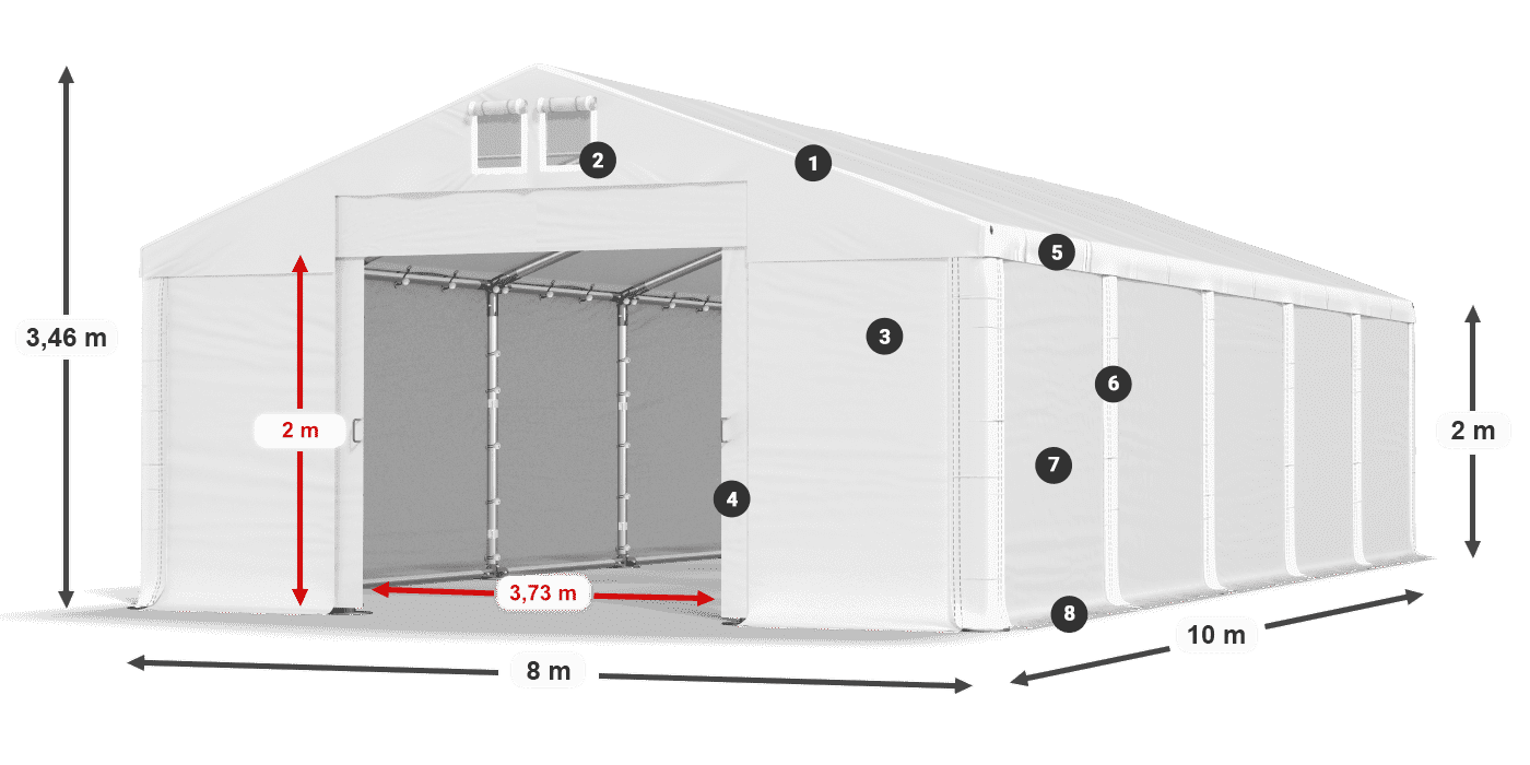 MFR 620 PVC leggenda 2m