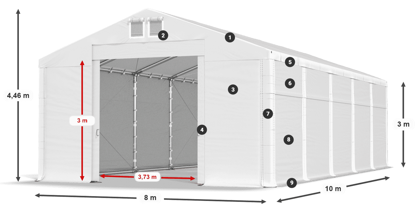 MFR 620 PVC leggenda 3m