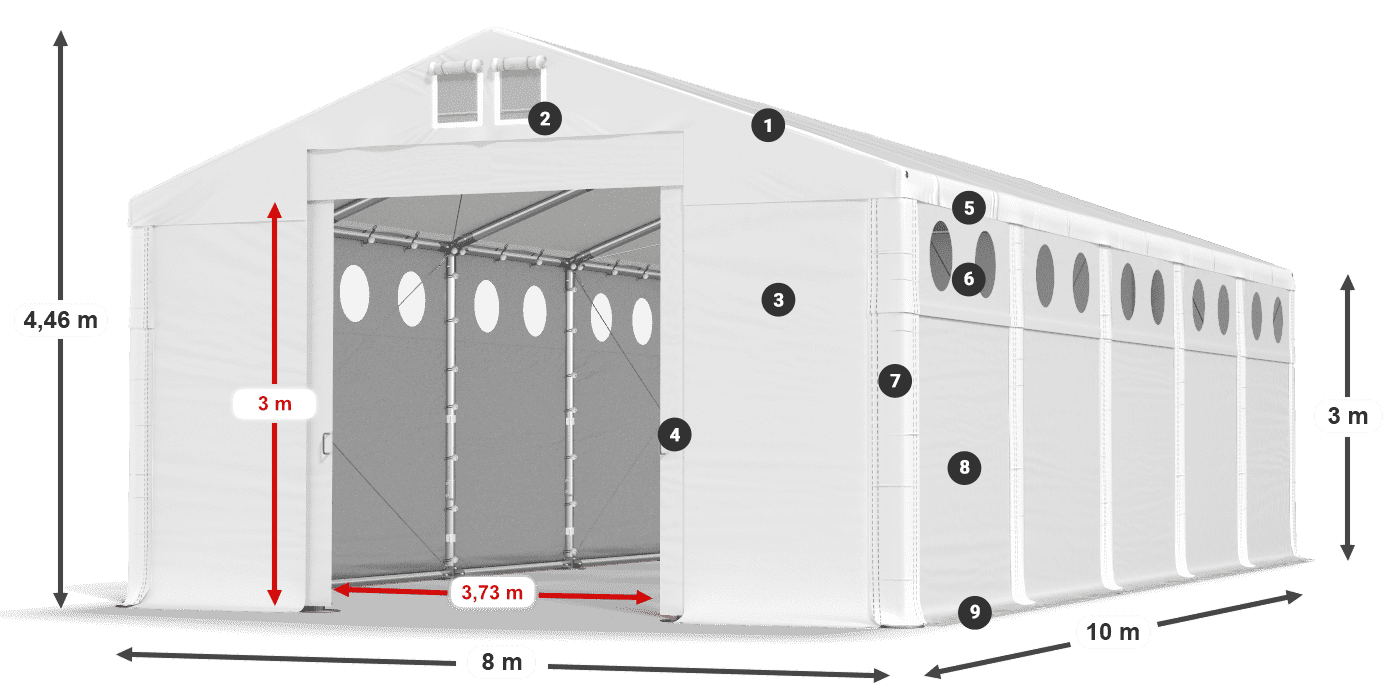MFRO 620 PVC leggenda 3m