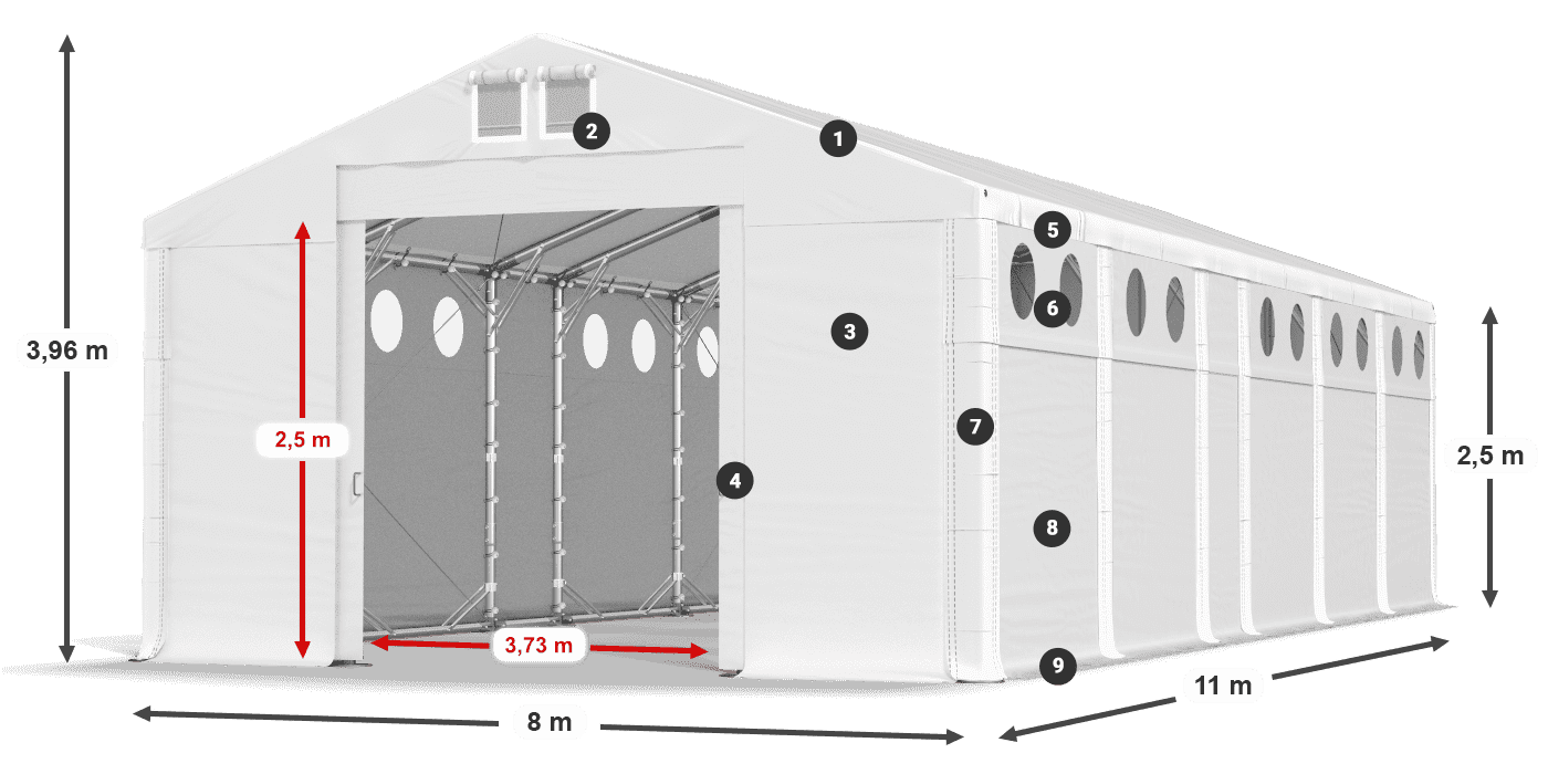 MFRO 620 PVC leggenda 2.5m