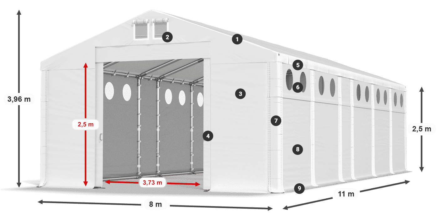 MFRO 620 PVC leggenda 2.5m