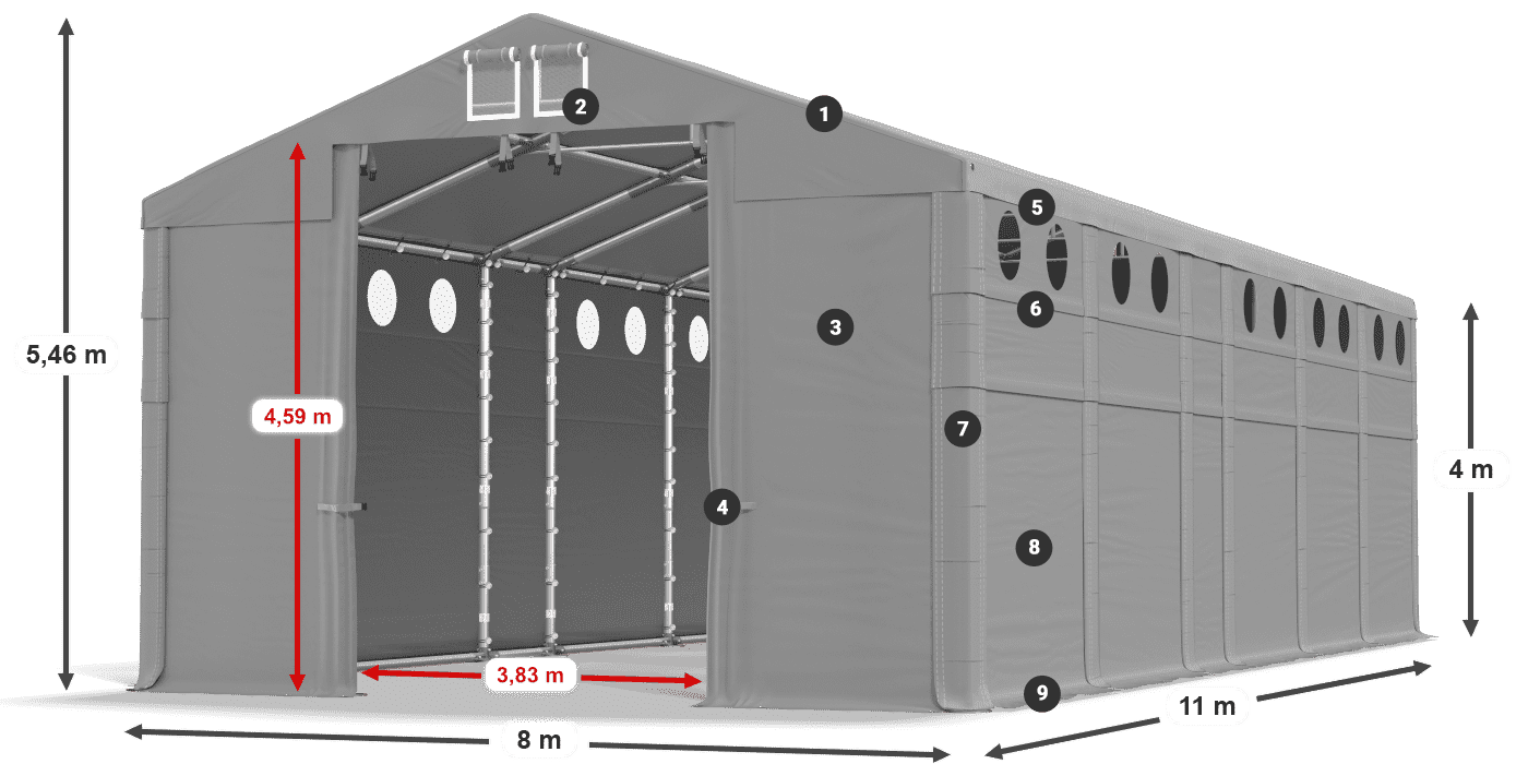 MFRO 620 PVC leggenda 4m