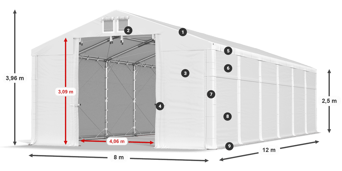 MFR 620 PVC leggenda 2,5m