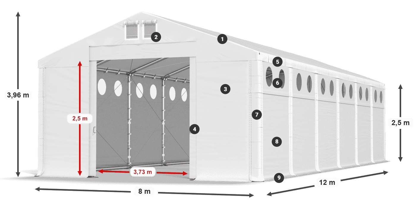 MFRO 620 PVC leggenda 2.5m