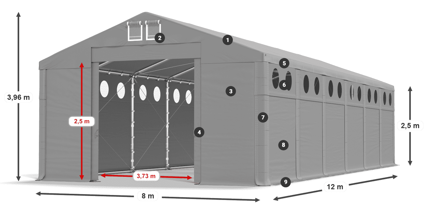 MFRO 620 PVC leggenda 2,5m