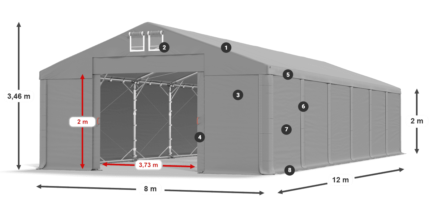MFR 620 PVC leggenda 2m