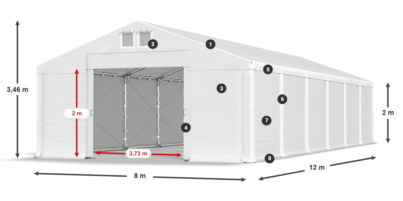 MFR 620 PVC leggenda 2m