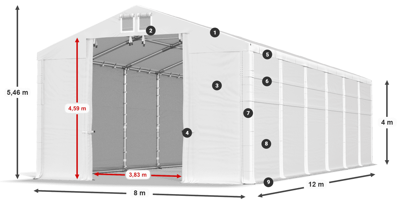 MFR 620 PVC leggenda 4m