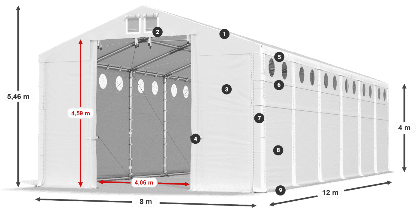 MFRO 620 PVC leggenda 4m
