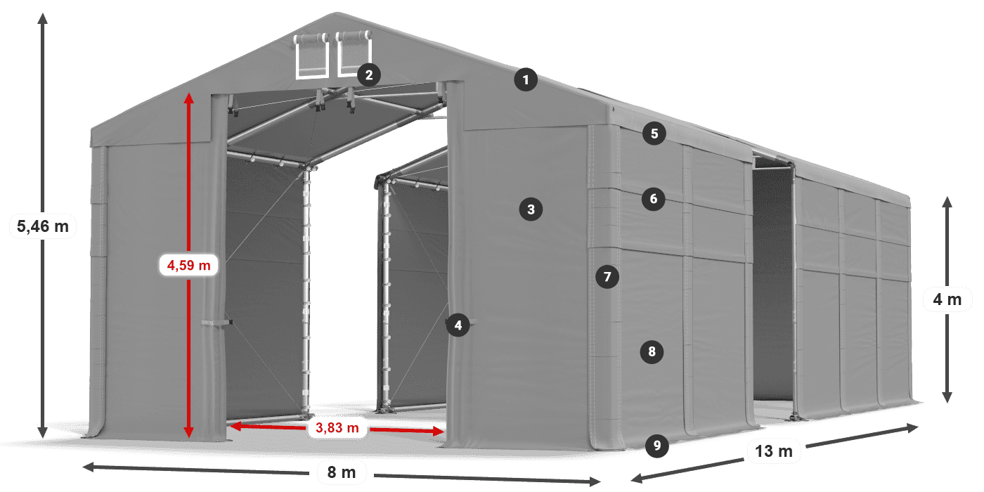 MFR 620 PVC leggenda 4m