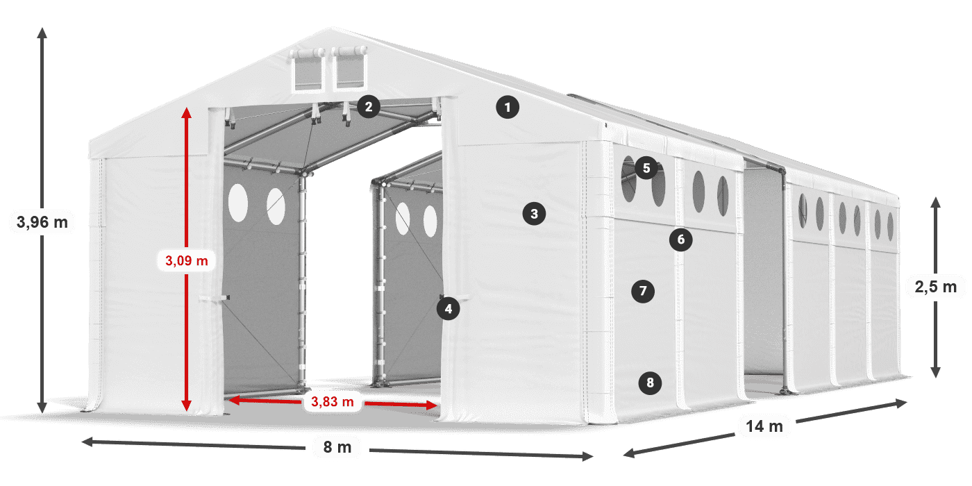 MFRO 620 PVC leggenda 2.5m