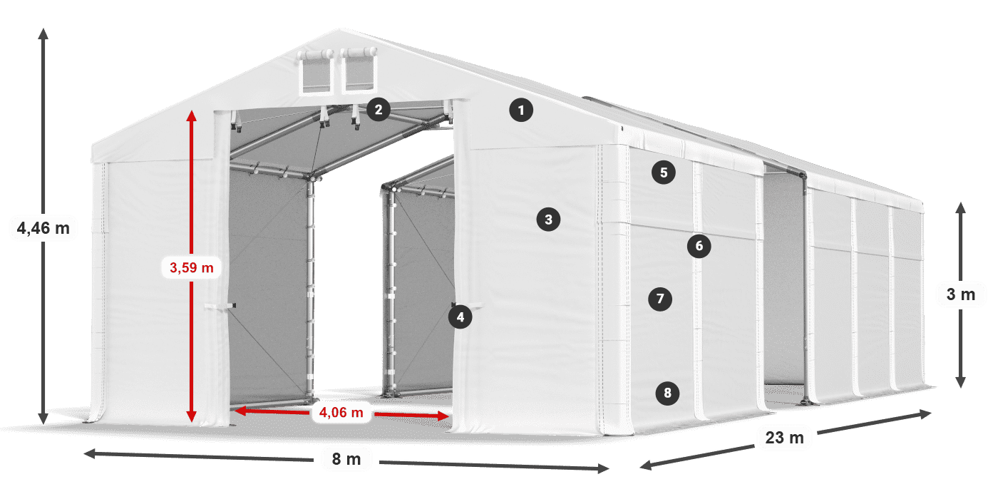 MMS 580 PVC leggenda 3m