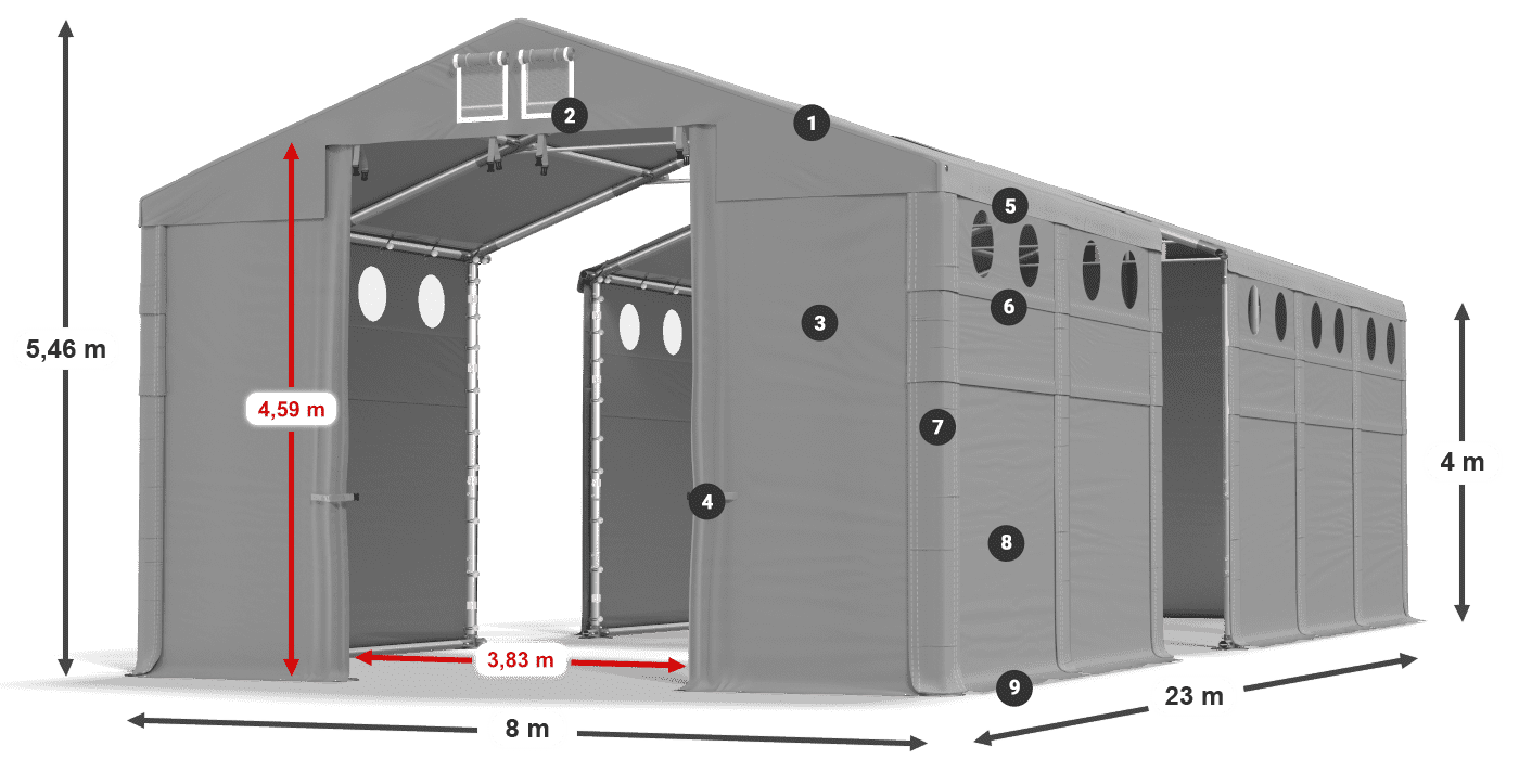 MFRO 620 PVC leggenda 4m