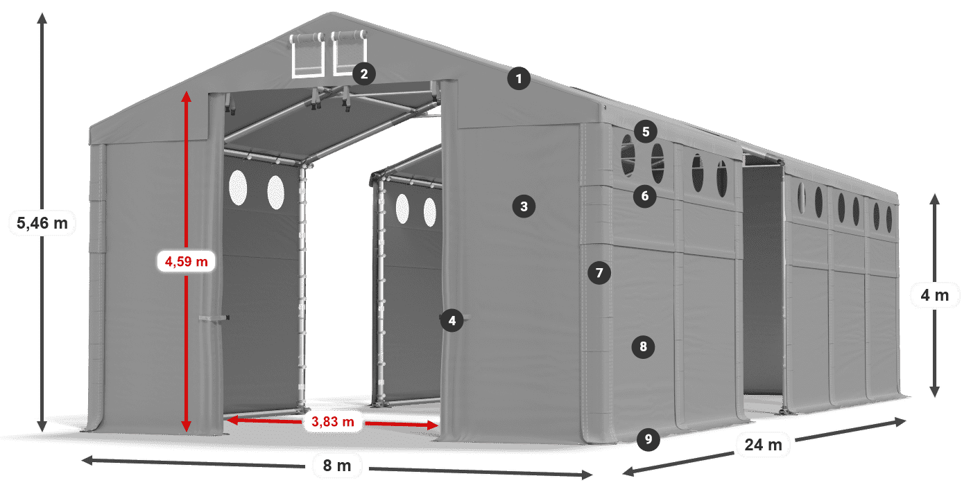 MFRO 620 PVC leggenda 4m