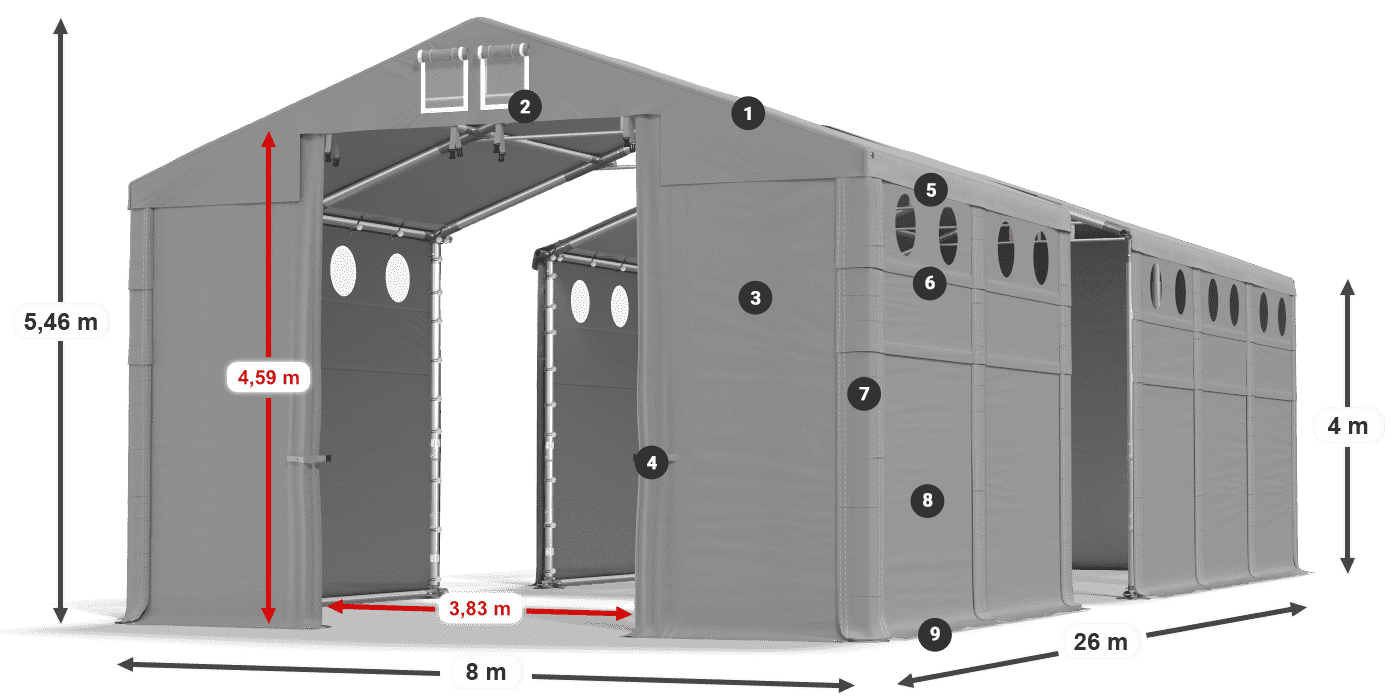MFRO 620 PVC leggenda 4m