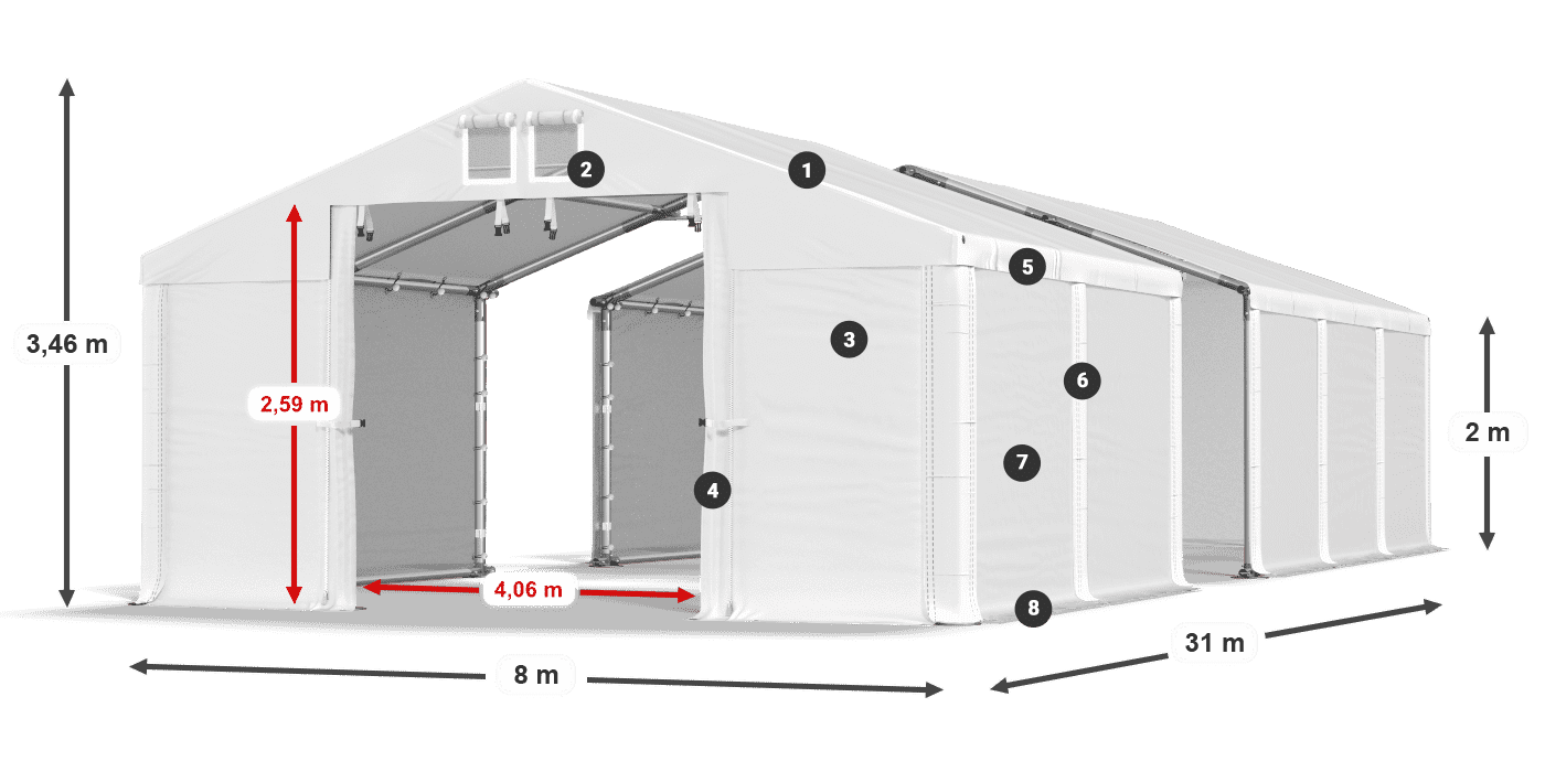 MFR 620 PVC leggenda 2m