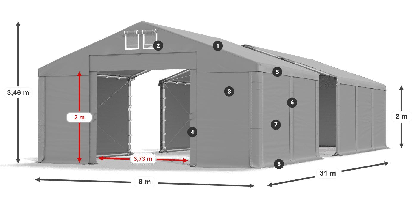 MFR 620 PVC leggenda 2m