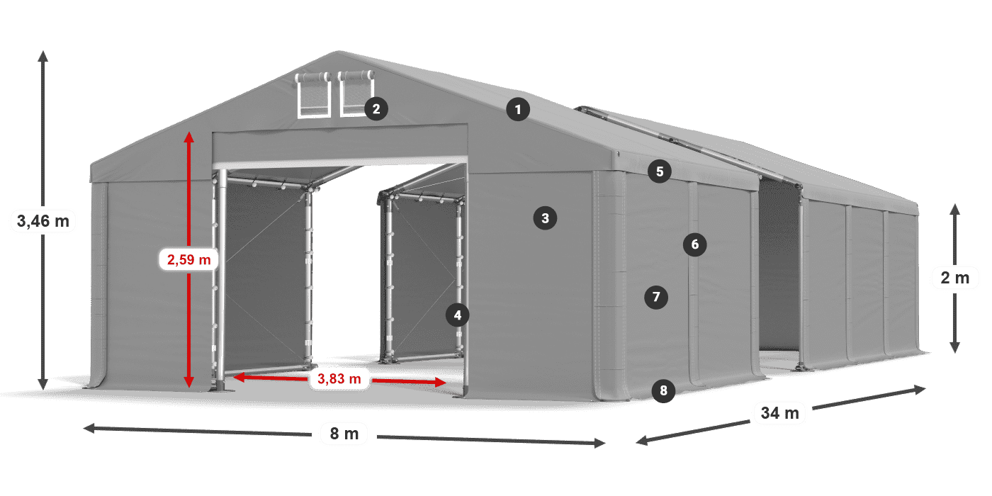 MFR 620 PVC leggenda 2m
