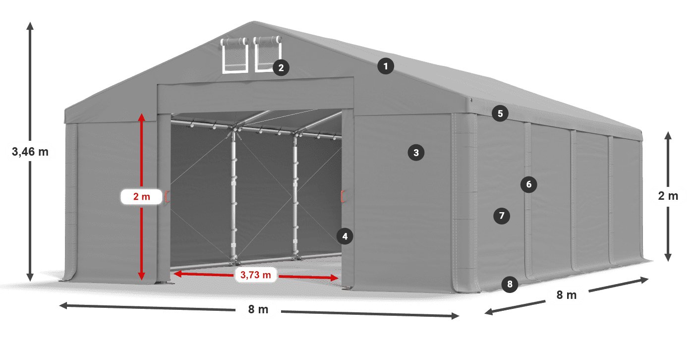 MFR 620 PVC leggenda 2m