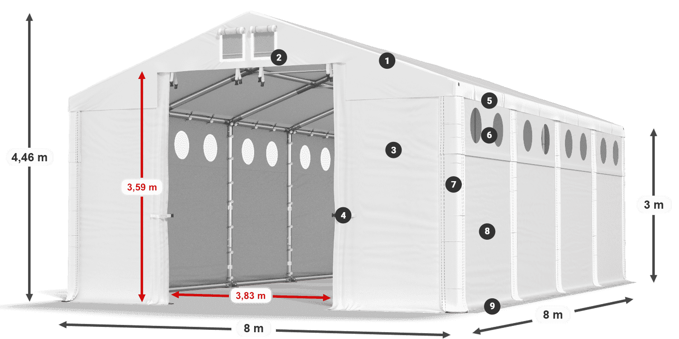 MMSO 580 PVC leggenda 3m