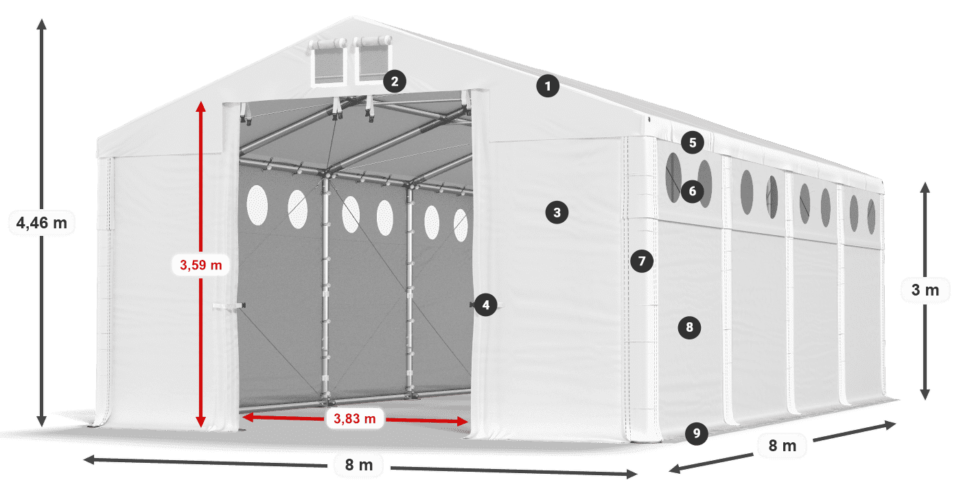 MMSO 580 PVC leggenda 3m