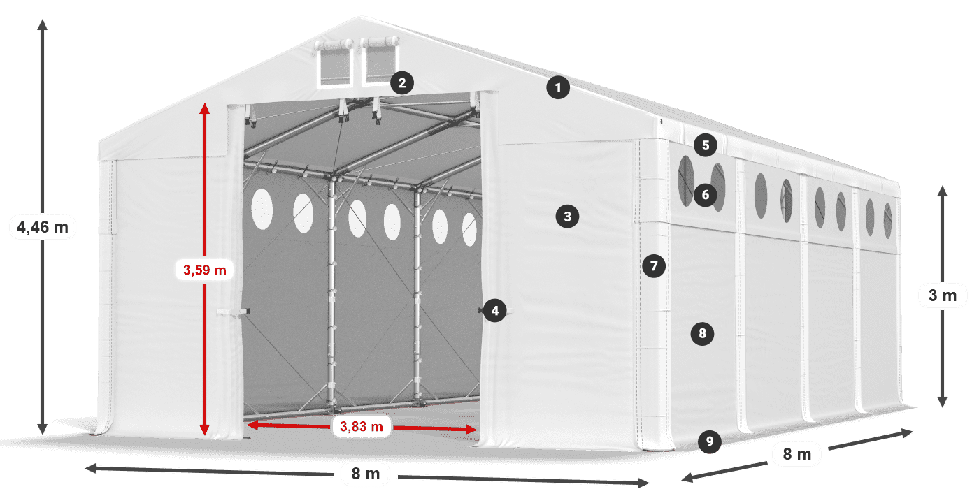 MSDO 5. PVC leggenda 3m