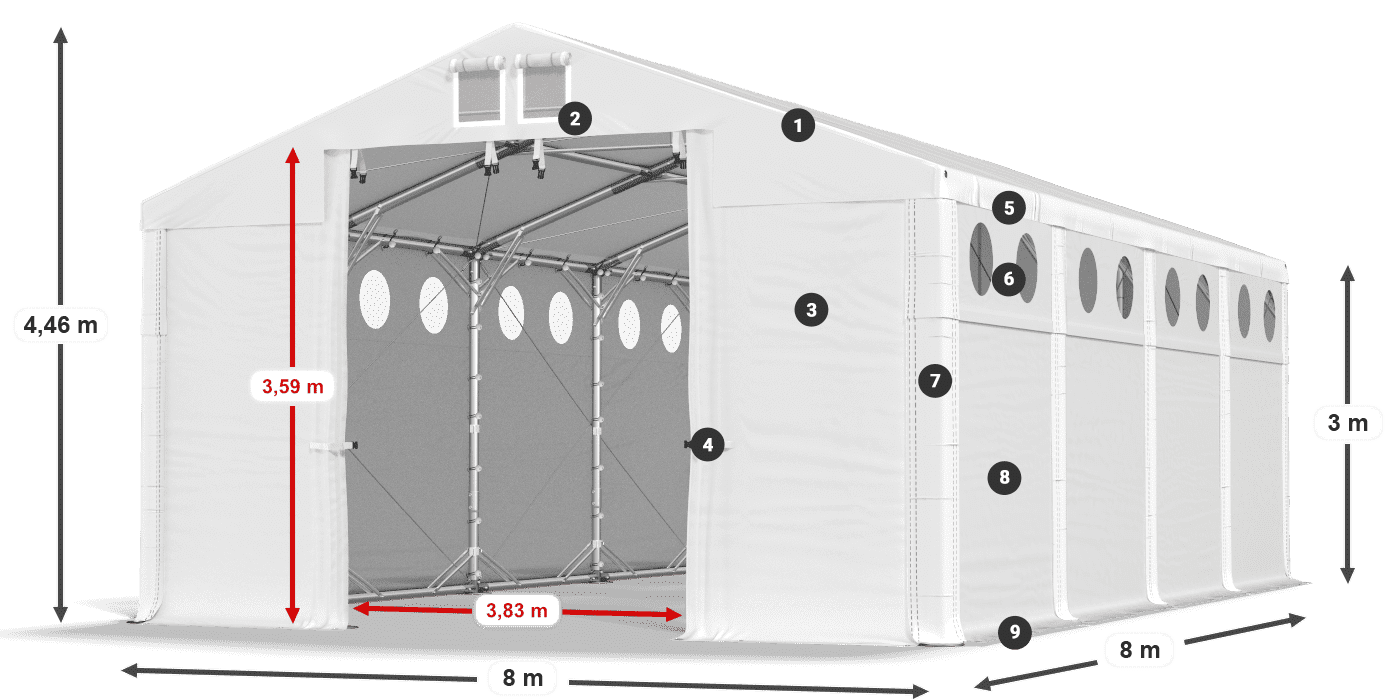MSDO 5. PVC leggenda 3m