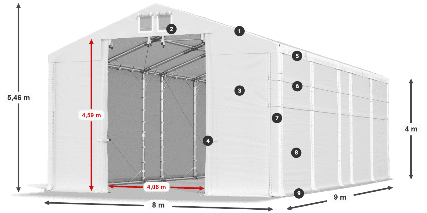 MFR 620 PVC leggenda 4m