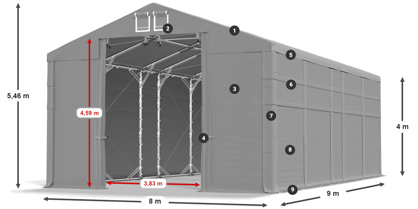 MFR 620 PVC leggenda 4m