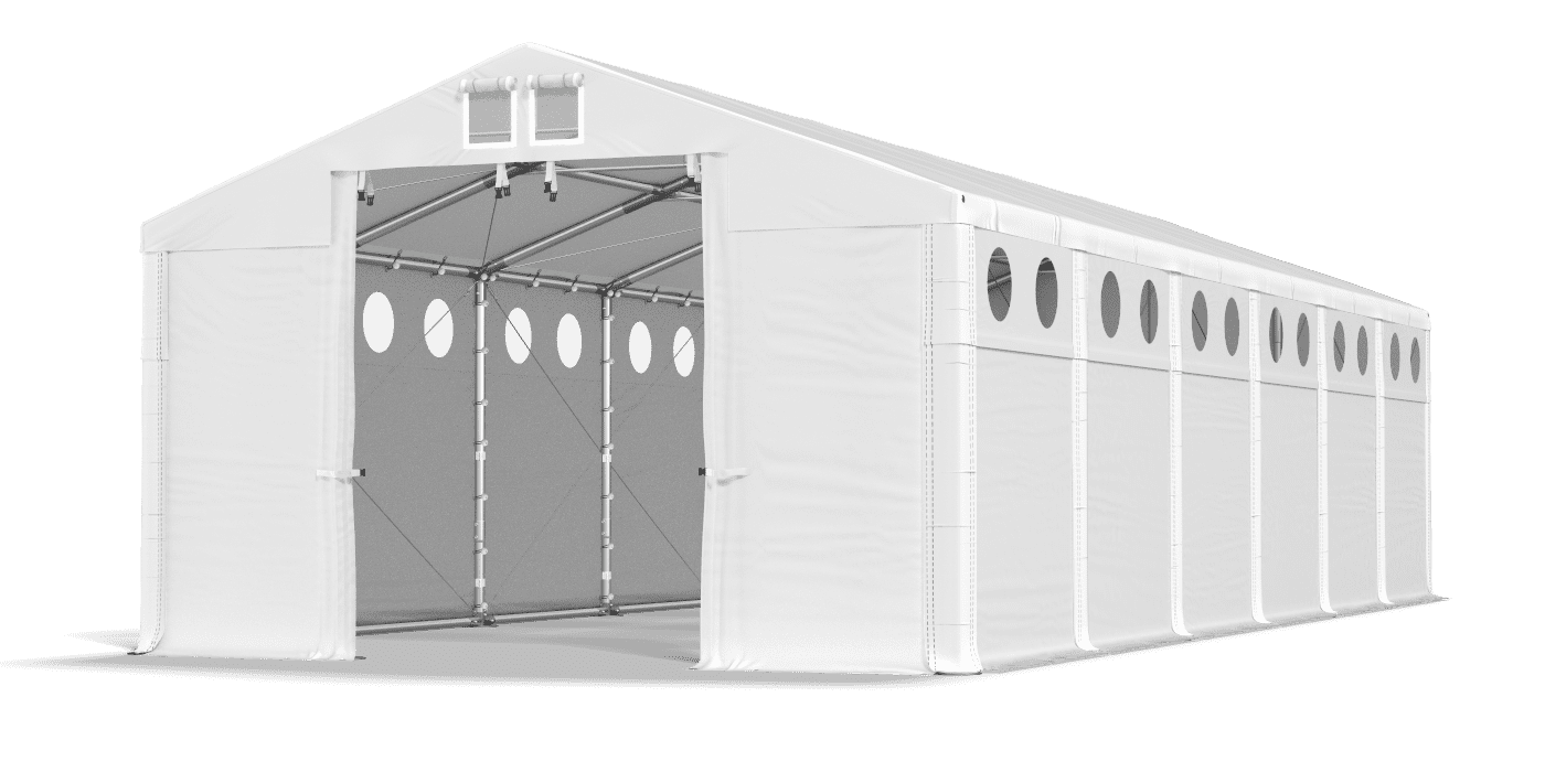 Ingresso tenda aperto