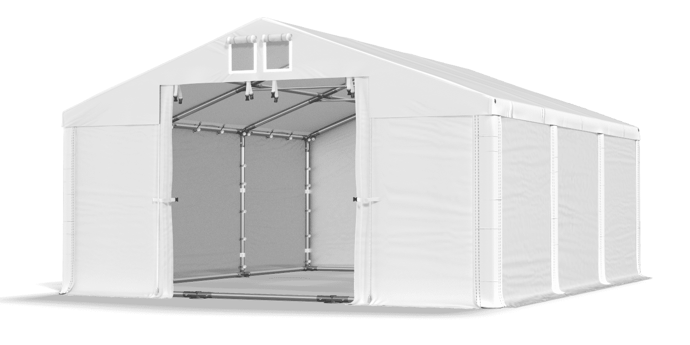 Ingresso tenda aperto