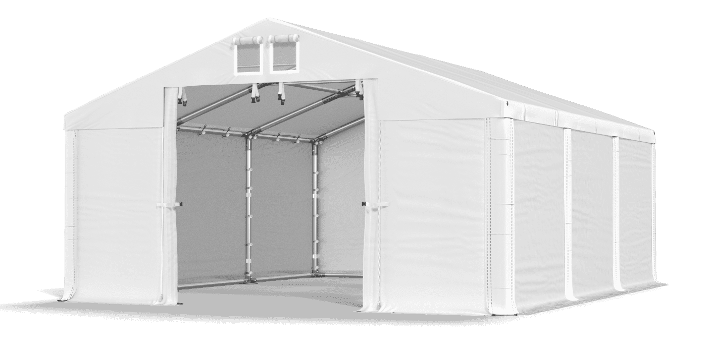 Ingresso tenda aperto